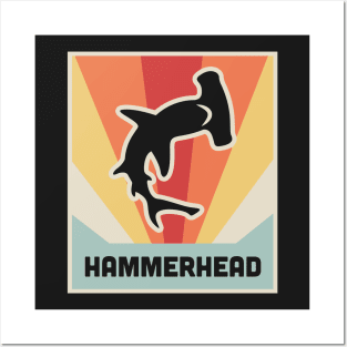 Vintage 70s Hammerhead Shark Posters and Art